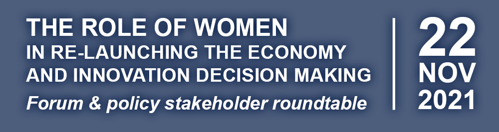 The role of women in re-launching the economy and innovation decision making